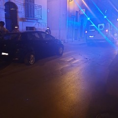 incidente stradale in via Orsini