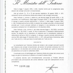 circolare Ministero dell'Interno