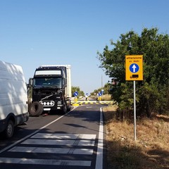 Traffico a rilento sulla devizione della ex sp 231