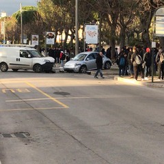 incidente stradale su viale Gramsci