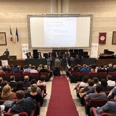 Emiliano all'inaugurazione dell'anno accademico della Scuola di Medicina