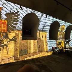 Exploring Federico Frame video mapping Mostra immersiva