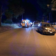 incidente stradale via Castel del Monte