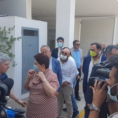 Ministro dell’Agricoltura Bellanova in visita ad Andria al Frantoio Muraglia