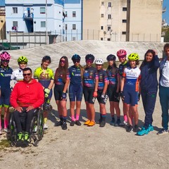stage giovanile femminile tra Andria e il velodromo di Barletta