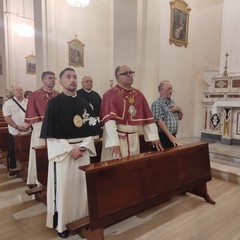 Cerimonia della vestizione di tre nuovi soci della Pia Associazione Crociferi
