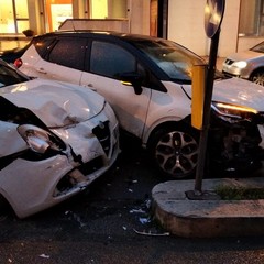 Incidente su via Bisceglie, nei pressi dell'incrocio su via Mozart