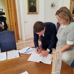 Firma protocollo Comune di Andria e Consorzio Burrata