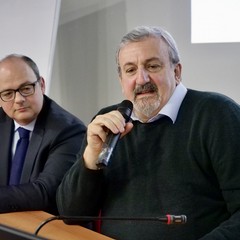 Michele Emiliano all'ospedale "Dimiccoli" di Barletta