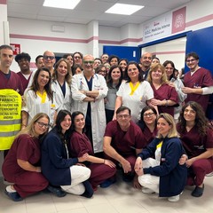 foto di gruppo inaugurazione medicina interna Andria