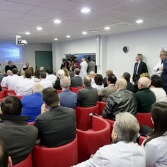 Michele Emiliano all'ospedale "Dimiccoli" di Barletta