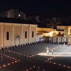 Via Crucis con i giovani nel cortile dell’Oratorio Salesiano