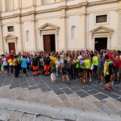 camminata notturna lungo la Via Francigena