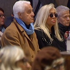 Funerale Lucia Lagrasta moglie di Lino Banfi