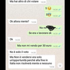 Gli screenshot pubblicati su Fb dall'on. D'Ambrosio
