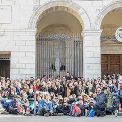 I giovani presenti in Cattedrale per la Giornata della Giovent