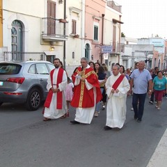 Il ritorno della processione a San Francesco