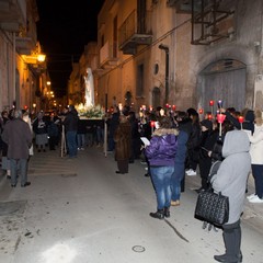 La tradizionale processione Mariana   della Parrocchia Gesù Crocifisso di Andria
