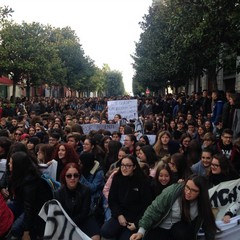 Protesta studentesca ad Andria