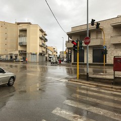 impianto semaforico di via Togliatti- via B. Croce