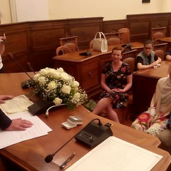 Matrimonio internazionale a Palazzo di città tra due musulmani