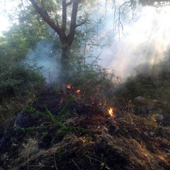 incendio contrada Abbondanza