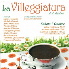 In scena "La Villeggiatura" di Carlo Goldoni