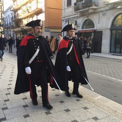 Carabinieri in alta uniforme per le strade di Andria