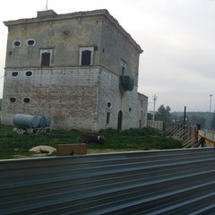 Il cantiere edile del palazzo ducale della borgata Troianelli