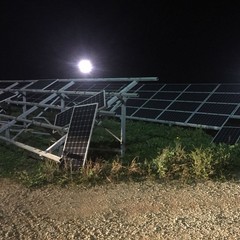 tentativo di furto di pannelli solari