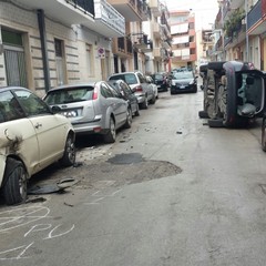 incidente stradale in via Corelli