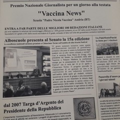 La redazione del "Vaccina News" premiata a Chianciano