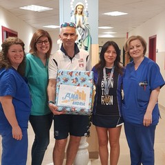 Associazione Maratoneti Andriesi questa mattina nell'ospedale di Padre Pio