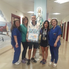 Associazione Maratoneti Andriesi questa mattina nell'ospedale di Padre Pio