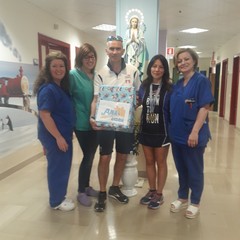 Associazione Maratoneti Andriesi questa mattina nell'ospedale di Padre Pio