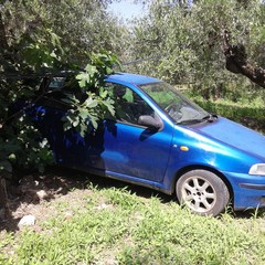 auto rubate a Molfetta ritrovate nelle campagne vicino al Santuario della Madonna dei Miracoli