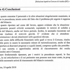 conclusioni della relazione del Mef