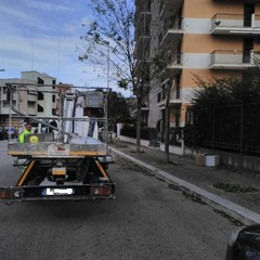 Danni dal maltempo, intervento della Soc. Andria Multiservice