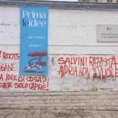 Scritte contro Salvini - Officina San Domenico