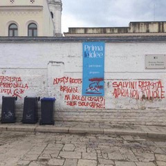 Scritte contro Salvini - Officina San Domenico