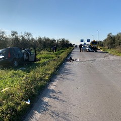 incidente stradale sulla provinciale Andria Bisceglie