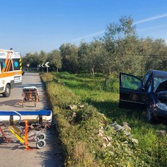 incidente stradale sulla provinciale Andria Bisceglie