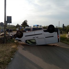 Incidente stradale su via vecchia Spinazzola