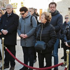 pietra d’inciampo che ricorda chiesa e monastero delle Benedettine