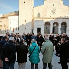 pietra d’inciampo che ricorda chiesa e monastero delle Benedettine