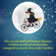 Ad Andria la Befana arriva...pedalando!
