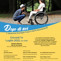 locadina evento Dopo di Noi luglio