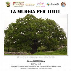 Locandina Escursione La Murgia per Tutti