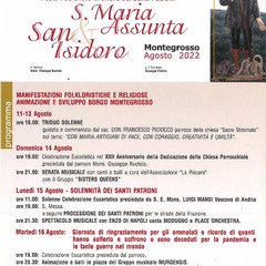 locandina Festa Patronale a Montegrosso