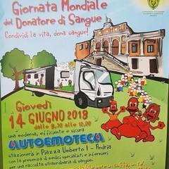 locandina Giornata Mondiale del Donatore di Sangue
